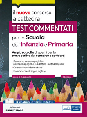 cover image of [EBOOK] Il nuovo concorso a cattedra-Test commentati per la Scuola dell'Infanzia e Primaria